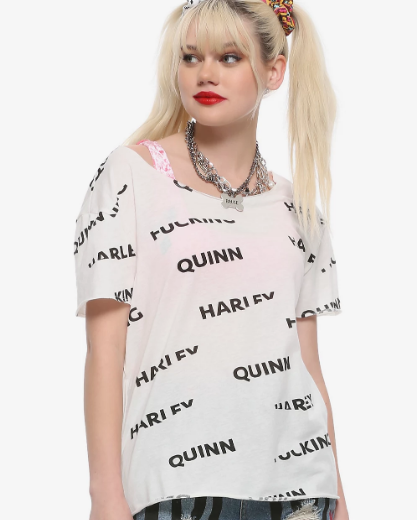 harley quinn shirt hot topic